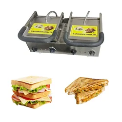 Double Sandwich Griller Plate Size 11 x 12 inch,1100W